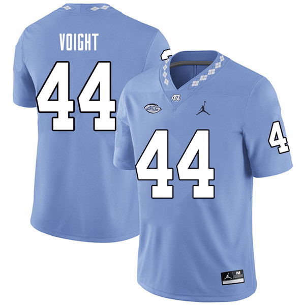 Jordan Brand Men #44 Mike Voight North Carolina Tar Heels College Football Jerseys Sale-Carolina Blu